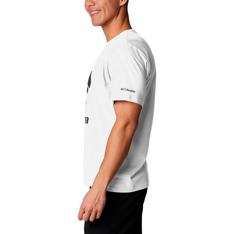 Футболка мужская Columbia Trek Logo Short Sleeve Shirt S Белый photo 3