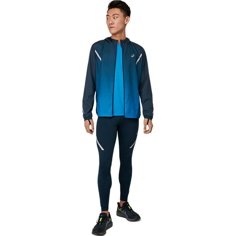 Мужская Ветровка Asics LITE-SHOW JACKET 2XL Синий photo 4