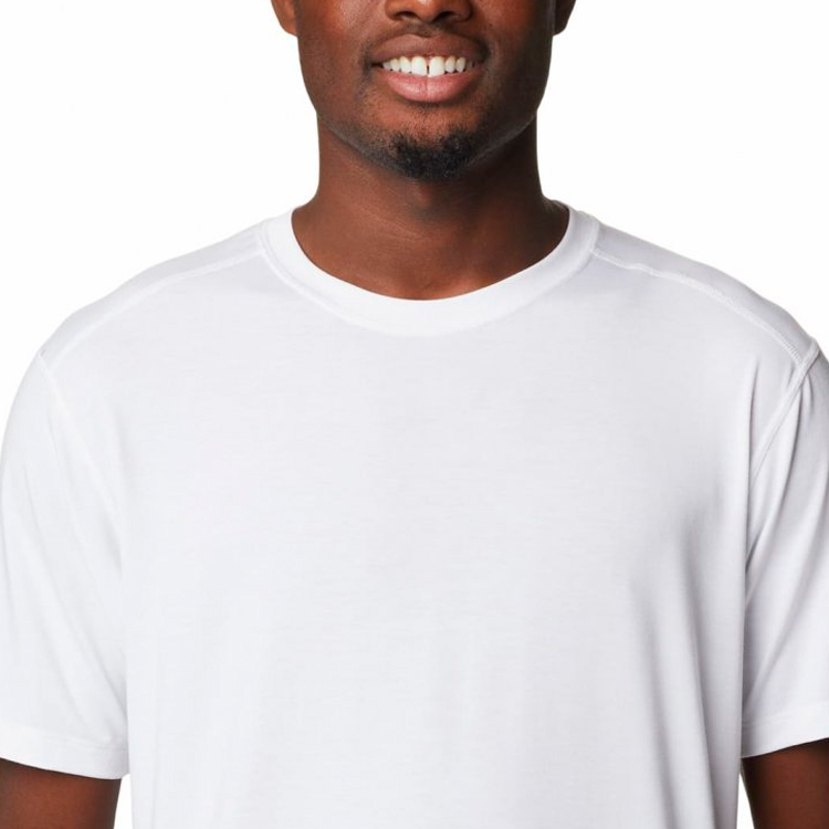 Tricou bărbătesc Columbia M Endless Trail Running Tech Tee S Alb photo 4