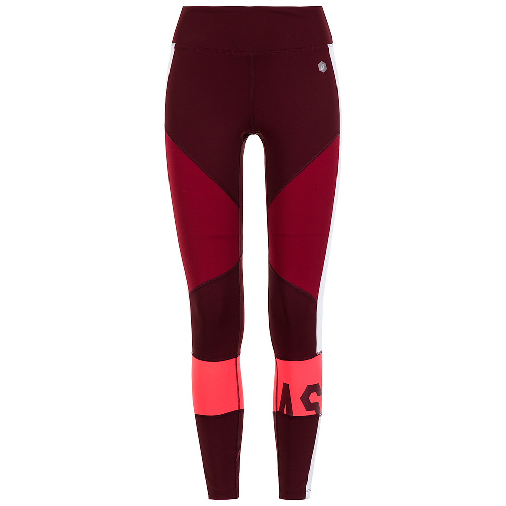 Легинсы Asics COLOR BLOCK CROPPED  TIGHT 2 / Женский / L / Бордовый photo 2