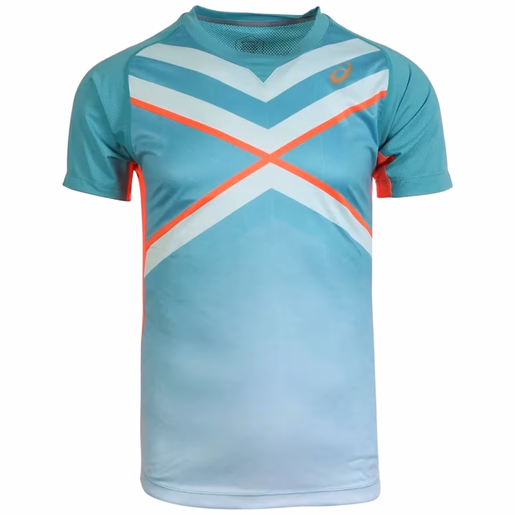 Футболка Asics TENNIS M GPX TEE TECHNO CYAN