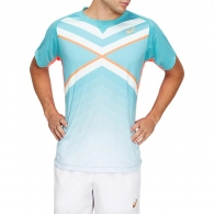 Tricou Asics TENNIS M GPX TEE TECHNO CYAN thumbnav 2