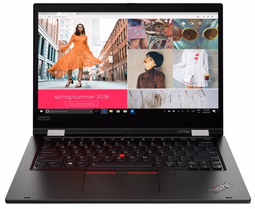 Ноутбук Lenovo ThinkPad L13 (20R3S01K00), Core i3, 4 ГБ ГБ, Windows 10, Черный 