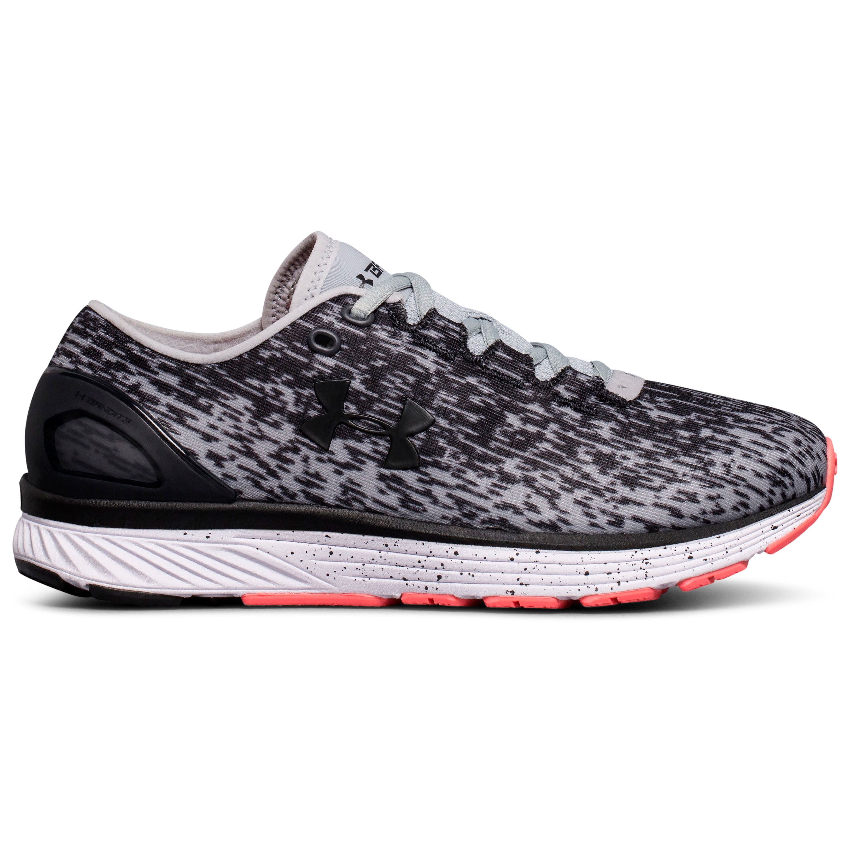 Кроссовки Under Armour W CHARGED BANDIT 3 OMBRE / Женский / 37.5 / Черный/Серый photo 2