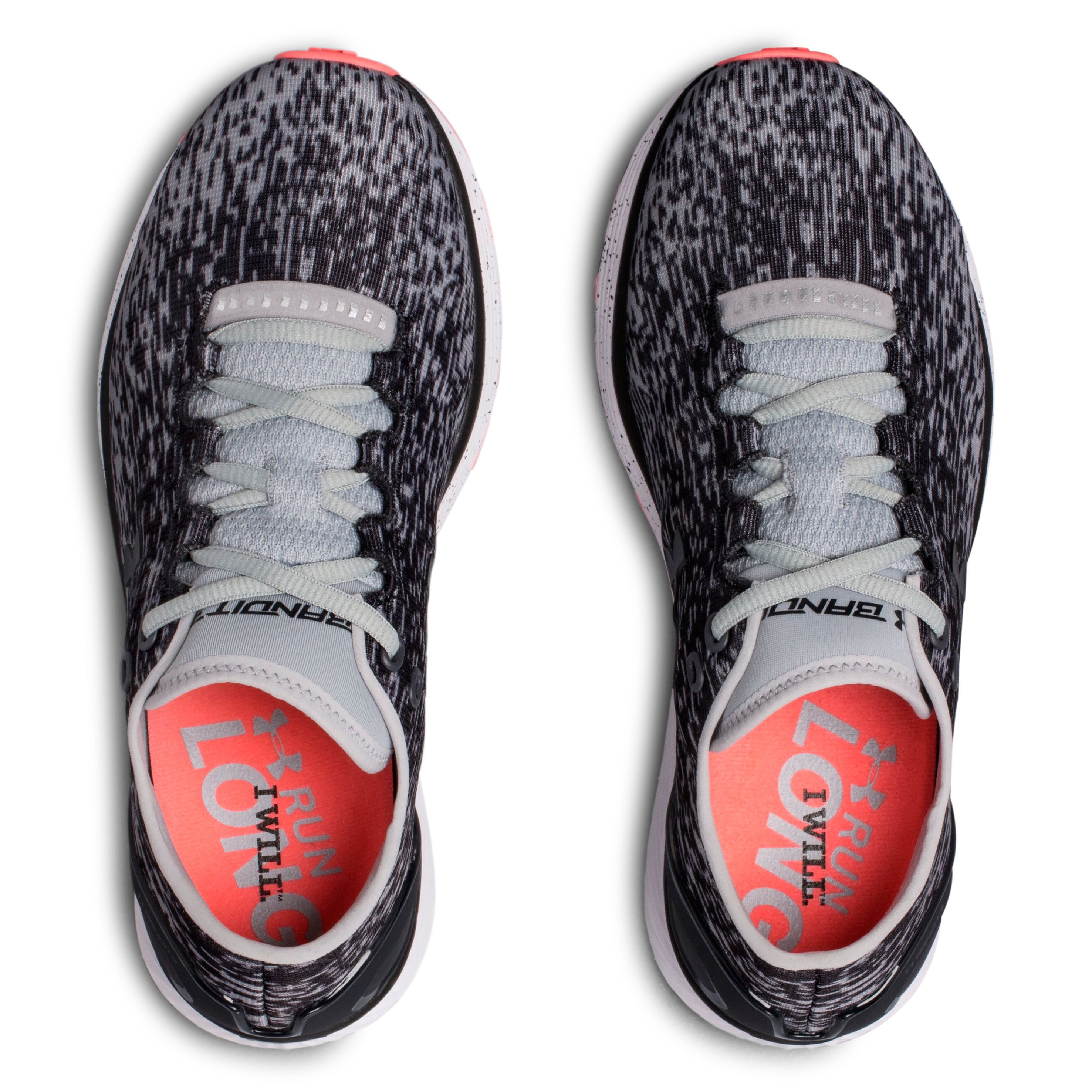 Кроссовки Under Armour W CHARGED BANDIT 3 OMBRE / Женский / 37.5 / Черный/Серый photo 3