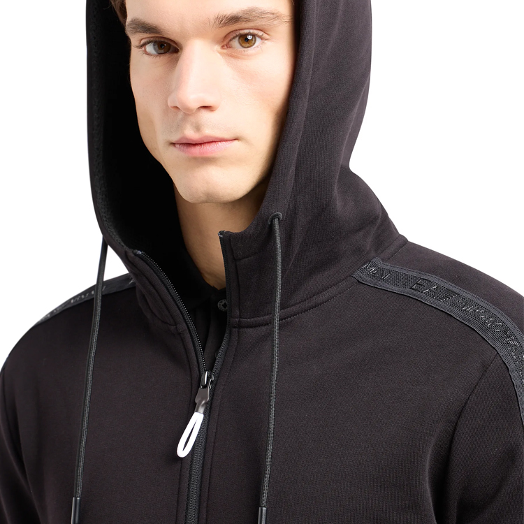 Hanorac pt bărbați EA7 EMPORIO ARMANI SWEATSHIRT S Negru photo 2