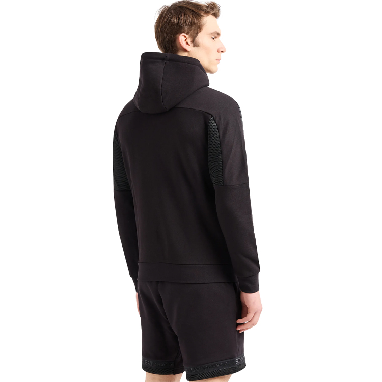 Hanorac pt bărbați EA7 EMPORIO ARMANI SWEATSHIRT S Negru photo 5