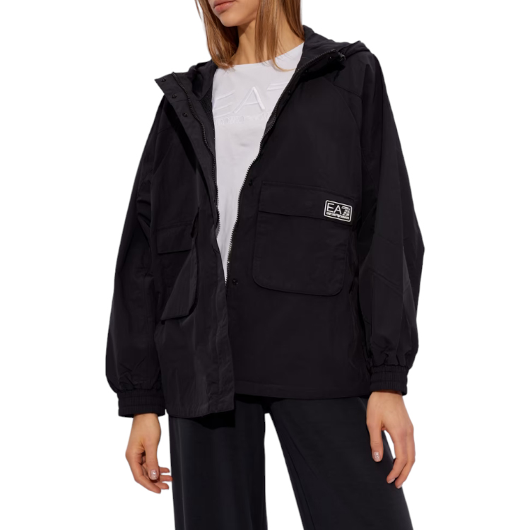 Jacheta EA7 EMPORIO ARMANI GIUBBOTTO XXS Negru Femei photo 3