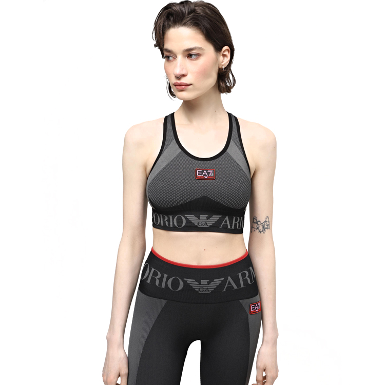 Bra sportive EA7 EMPORIO ARMANI TOP SPORTIVO / Femei / S / Negru photo 3