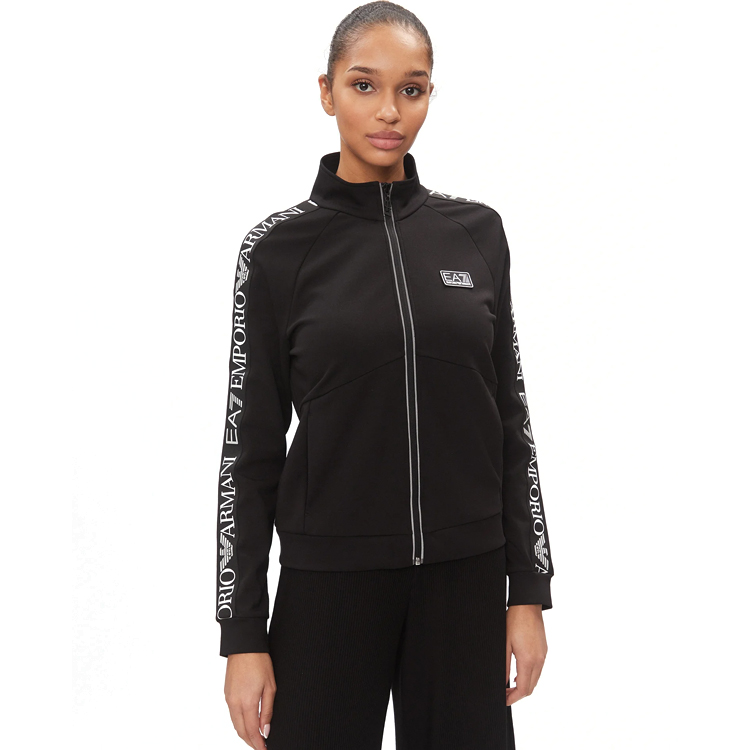 Hanorac EA7 EMPORIO ARMANI FELPA XXS Negru Femei photo 2