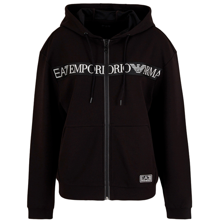 Hanorac EA7 EMPORIO ARMANI SWEATSHIRT XS Negru Femei photo 3