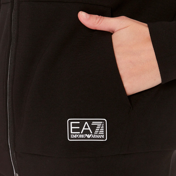 Hanorac EA7 EMPORIO ARMANI SWEATSHIRT XS Negru Femei photo 4