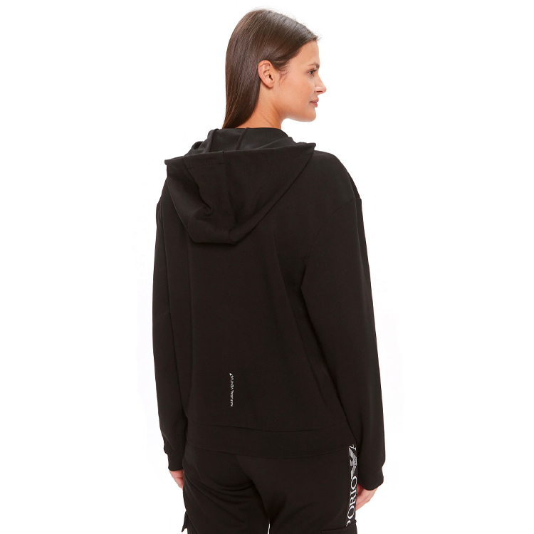 Hanorac EA7 EMPORIO ARMANI SWEATSHIRT XS Negru Femei photo 5