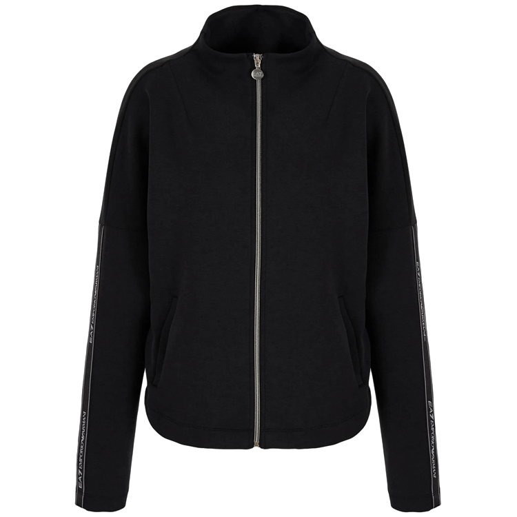 Hanorac EA7 EMPORIO ARMANI FELPA XXS Negru Femei photo 5