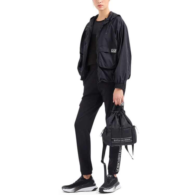 Tricou EA7 EMPORIO ARMANI T-SHIRT XXS Negru Femei photo 5