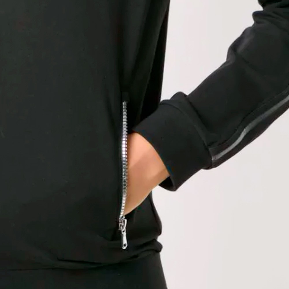EA7 EMPORIO ARMANI JERSEY SWEATSHIRT L Negru Femei photo 2