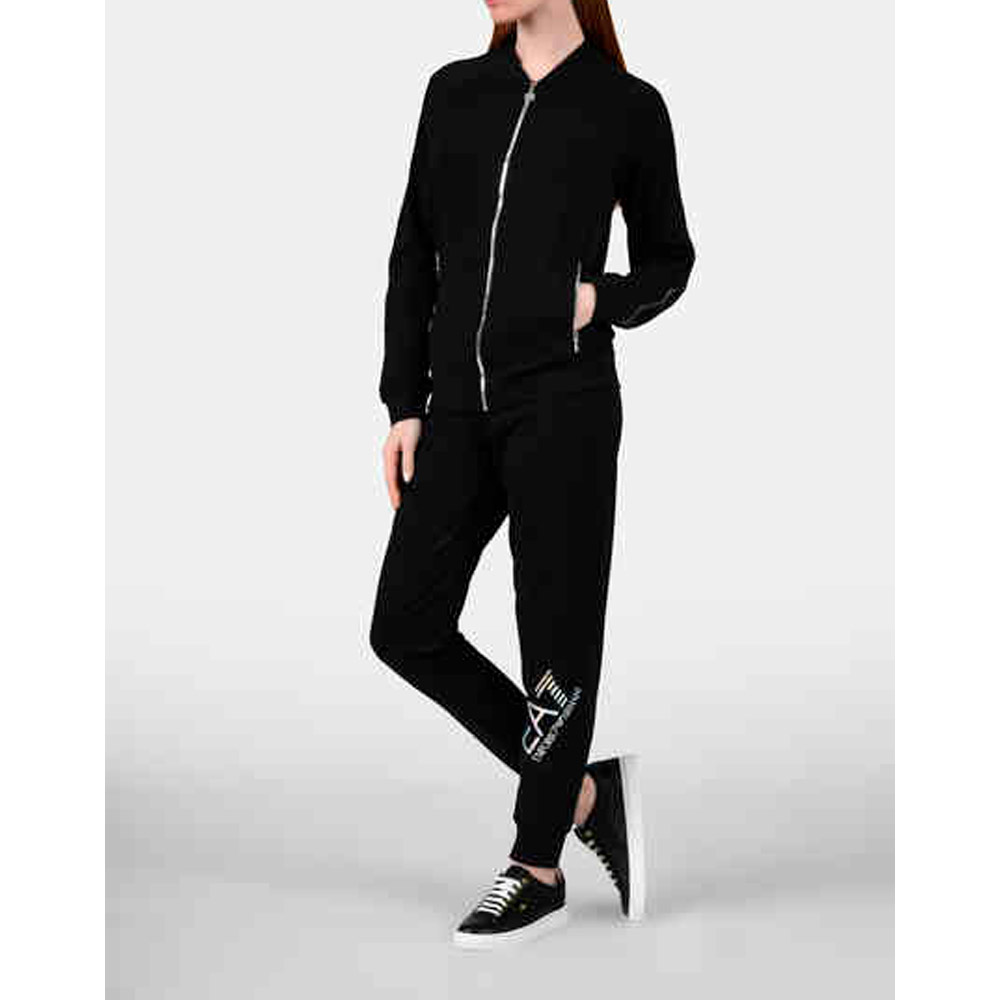 EA7 EMPORIO ARMANI JERSEY SWEATSHIRT L Negru Femei photo 3