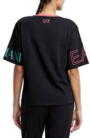 EA7 EMPORIO ARMANI JERSEY T-SHIRT L Negru Femei photo 2