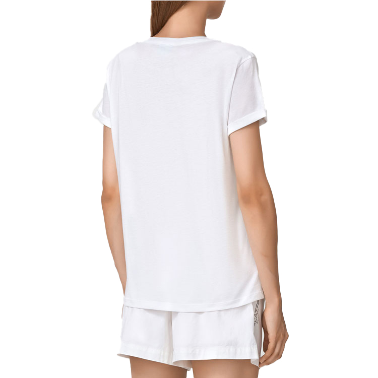 Tricou EA7 EMPORIO ARMANI T-SHIRT M Alb Femei photo 6
