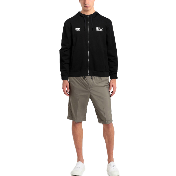 Hanorac pt bărbați EA7 EMPORIO ARMANI SWEATSHIRT EA7 XXL Negru photo 2