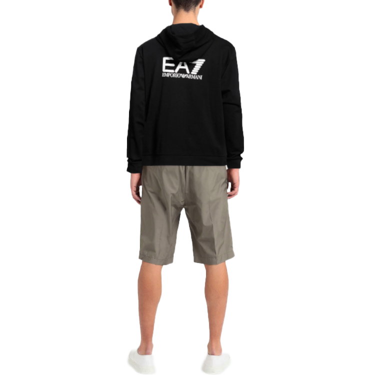 Hanorac pt bărbați EA7 EMPORIO ARMANI SWEATSHIRT EA7 XXL Negru photo 3