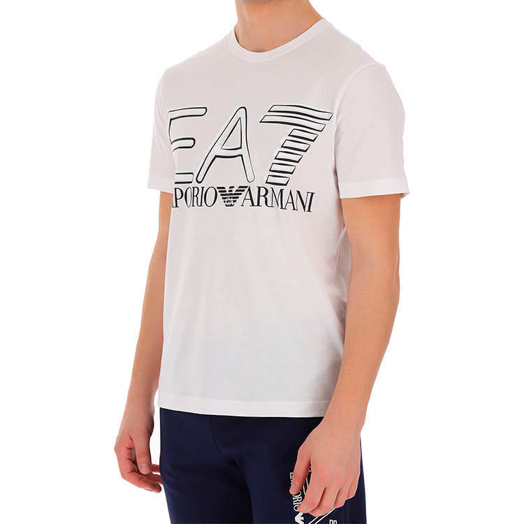 Tricou bărbătesc EA7 EMPORIO ARMANI T-SHIRT M Alb photo 3