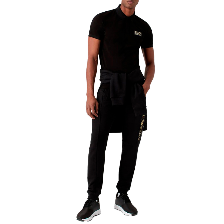 Мужские Поло EA7 EMPORIO ARMANI POLO SHIRT S Черный photo 5