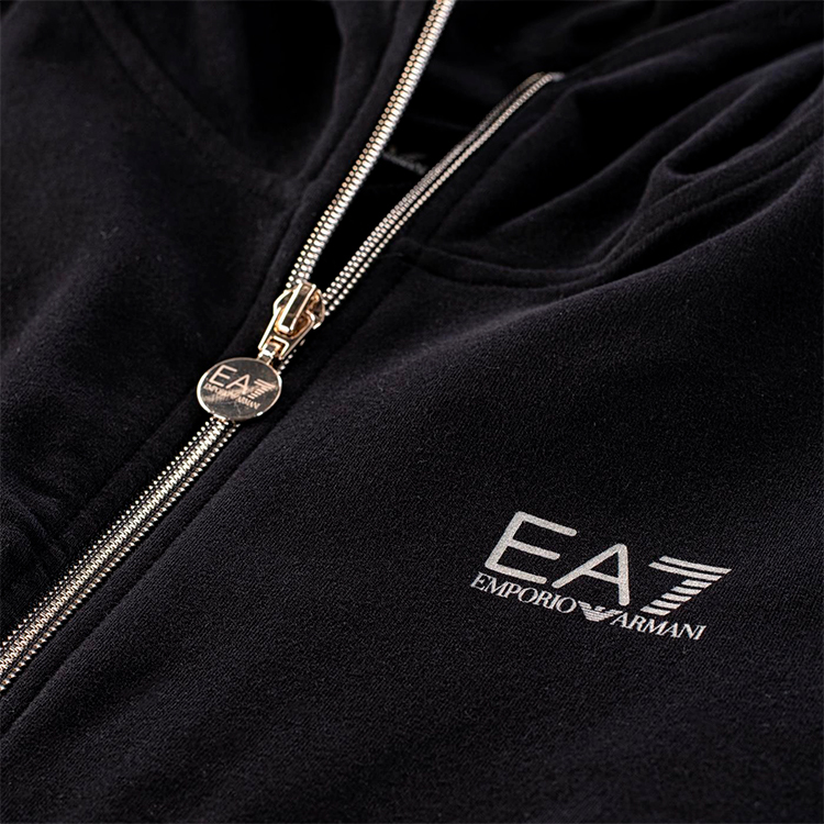 Hanorac EA7 EMPORIO ARMANI FELPA XS Negru Femei photo 2