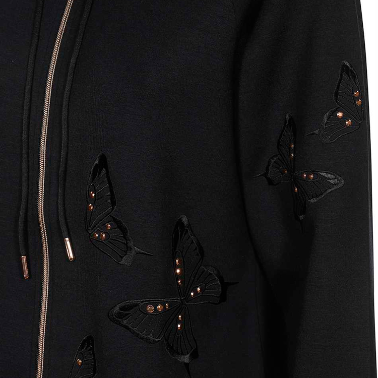 Hanorac EA7 EMPORIO ARMANI SWEATSHIRT / Femei / S / Negru photo 3