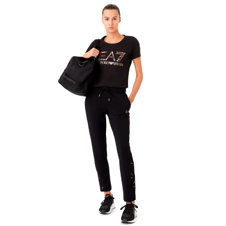 Брюки EA7 EMPORIO ARMANI TROUSER XS Черный Женский photo 4