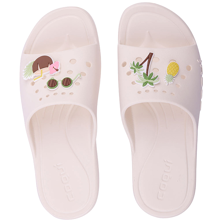 Slapi COQUI Slippers LONG + Amulet pt Femei / 36 / Bej photo 2