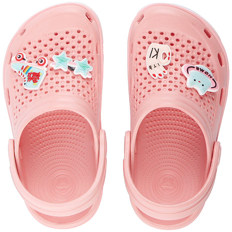 Slapi COQUI Clogs LINDO + Amulet / cm / Roz/Curcubeu photo 4