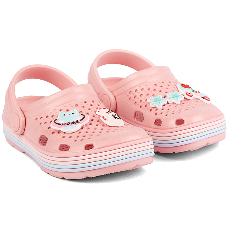 Slapi COQUI Clogs LINDO + Amulet / cm / Roz/Curcubeu photo 5