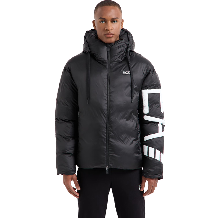 Geacă pt Barbati EA7 EMPORIO ARMANI BOMBER JACKET S Negru photo 5