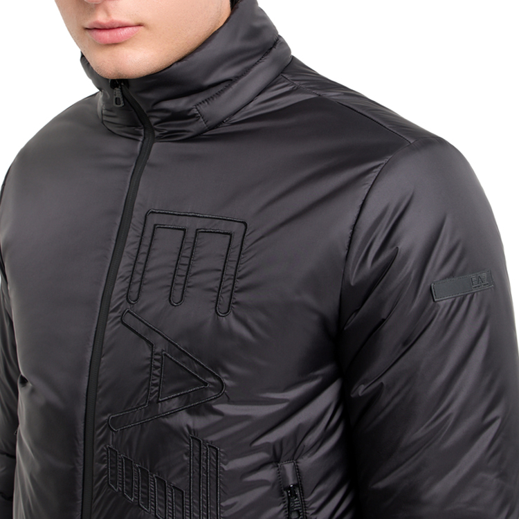 Geacă pt Barbati EA7 EMPORIO ARMANI TECHNICAL FABRIC PADDED JACKET WITH HOOD XL Negru photo 2