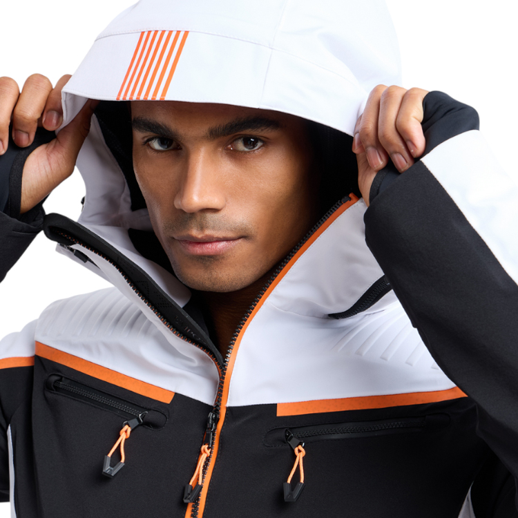 Geacă pt Barbati EA7 EMPORIO ARMANI TECHNICAL SKI JACKET IN PROTECTUM7 S Negru-alb photo 3