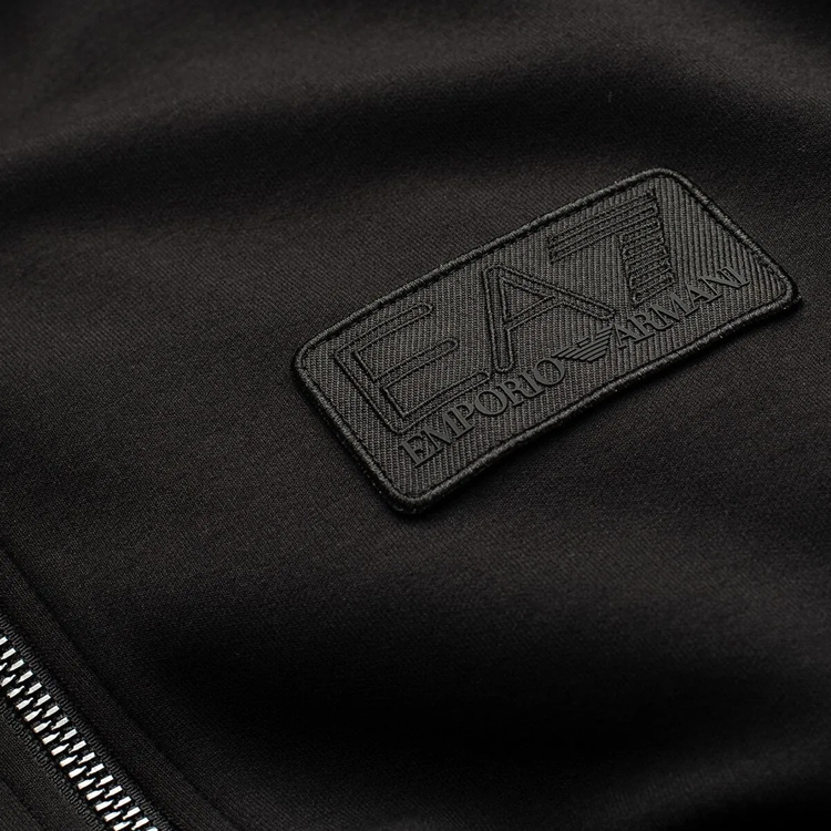 Hanorac pt bărbați EA7 EMPORIO ARMANI TRAIN LUX M HOODIE FZ M Negru photo 5