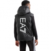 Vesta EA7 EMPORIO ARMANI REVERSIBLE VEST WITH HOOD thumbnav 2