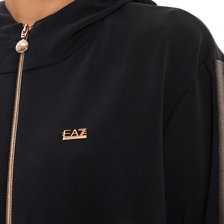 Hanorac EA7 EMPORIO ARMANI SWEATSHIRT XS Negru Femei photo 3