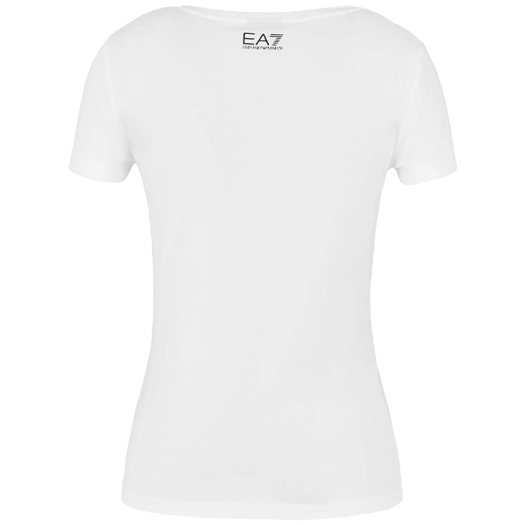 Tricou EA7 EMPORIO ARMANI T-Shirt  XXS Alb Femei photo 4