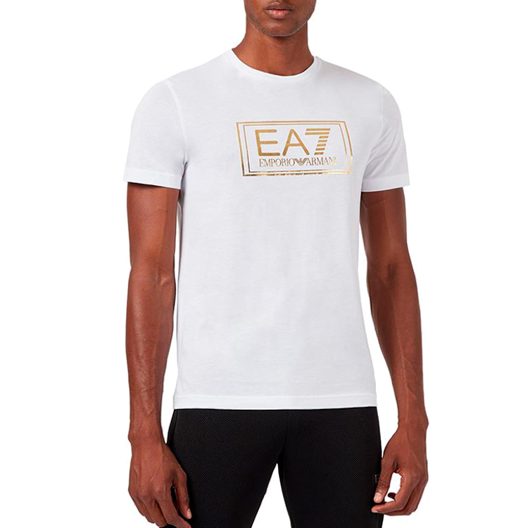 Tricou bărbătesc EA7 EMPORIO ARMANI T-SHIRT S Alb photo 2