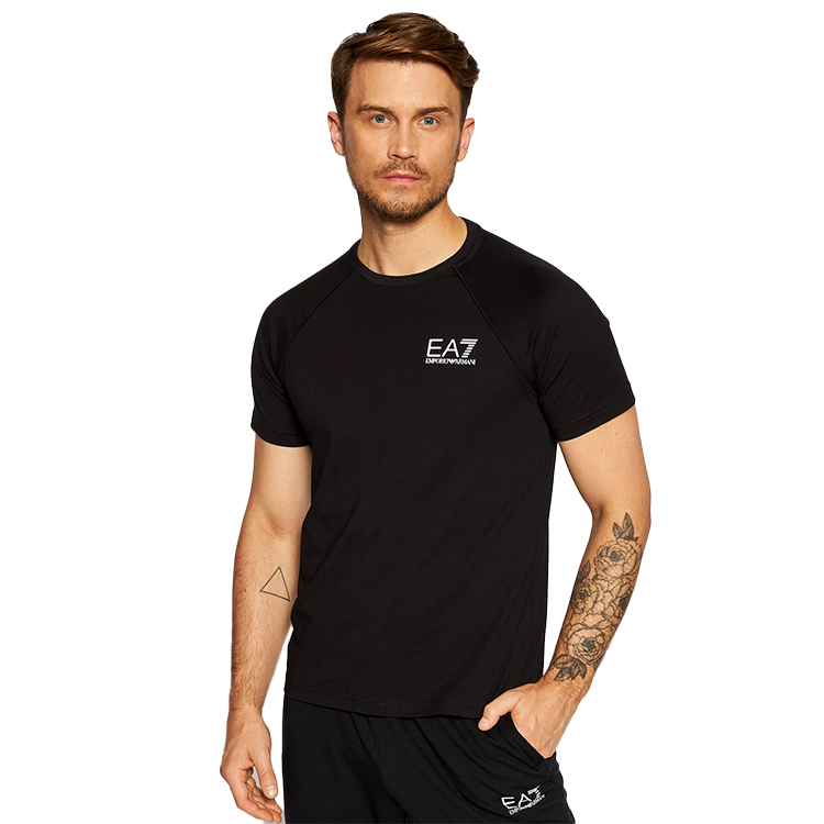 Tricou bărbătesc EA7 EMPORIO ARMANI T-SHIRT M S Negru photo 2