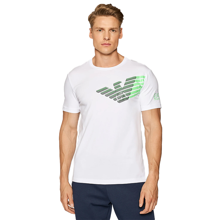 Tricou bărbătesc EA7 EMPORIO ARMANI T-SHIRT M S Alb photo 2