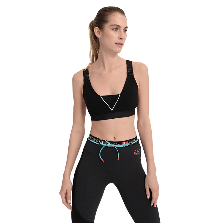 Bra sportive EA7 EMPORIO ARMANI TOP SPORTIVO M Negru Femei photo 2