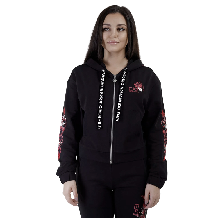 Hanorac EA7 EMPORIO ARMANI FELPA M Negru Femei photo 3