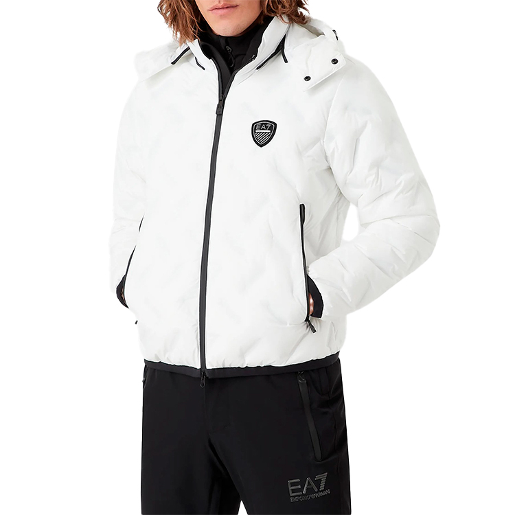 Geacă pt Barbati EA7 EMPORIO ARMANI BOMBER JACKET S Alb photo 4