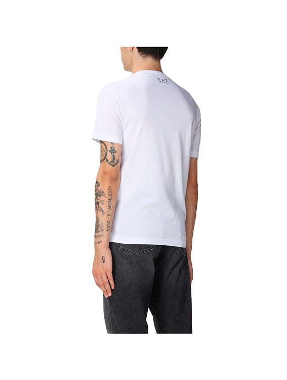 Tricou bărbătesc EA7 EMPORIO ARMANI T-SHIRT M S Alb photo 3