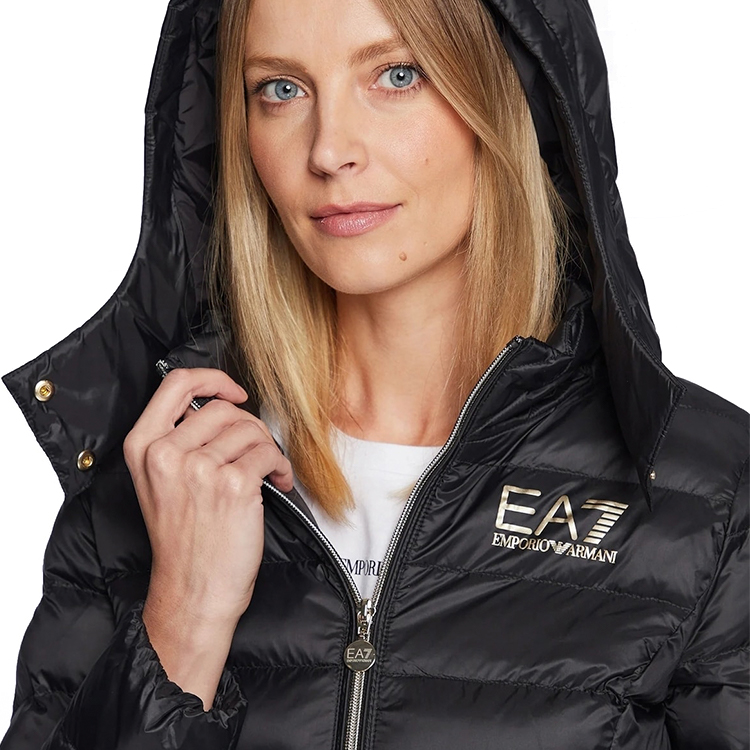 Куртка EA7 EMPORIO ARMANI CABAN COAT XS Черный Женский photo 3