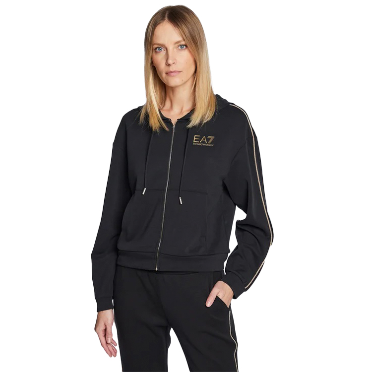 Hanorac EA7 EMPORIO ARMANI SWEATSHIRT XS Negru Femei photo 3