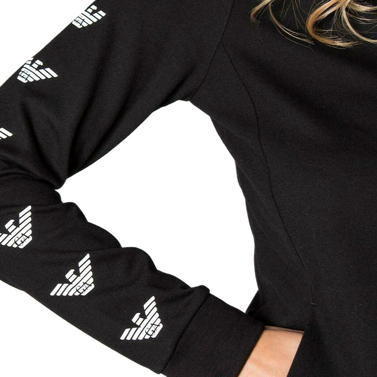Hanorac EA7 EMPORIO ARMANI SWEATSHIRT W XS Negru Femei photo 5